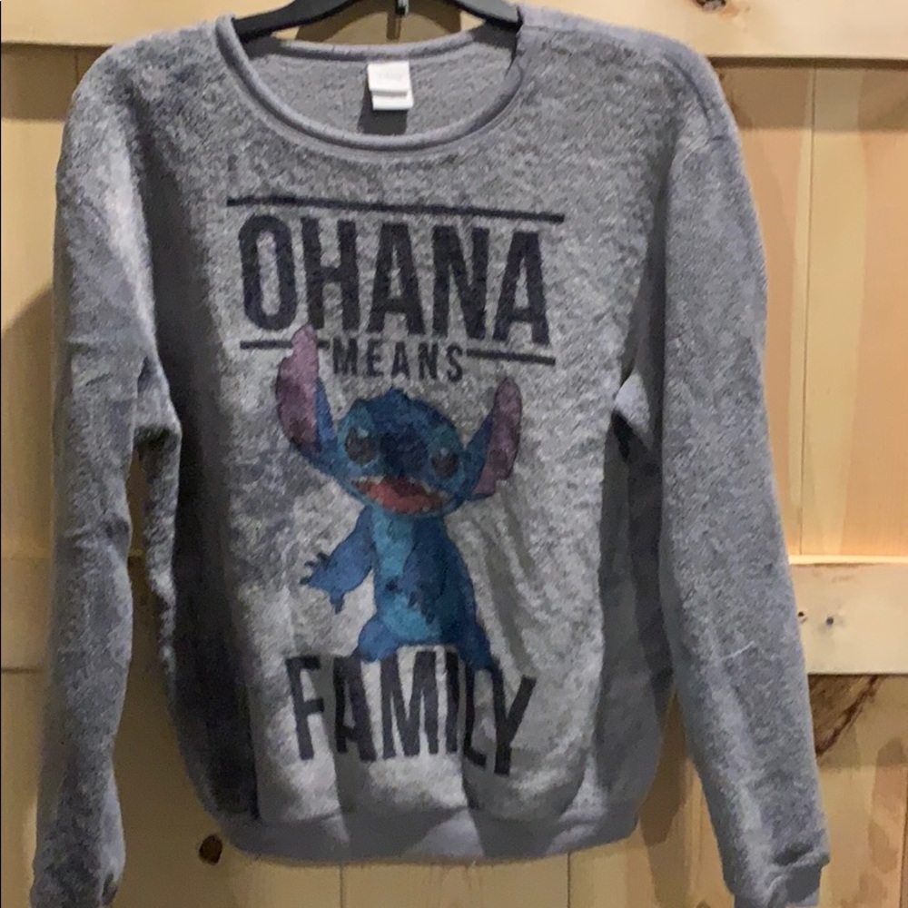 Disney Stitch fleece sweatshirt